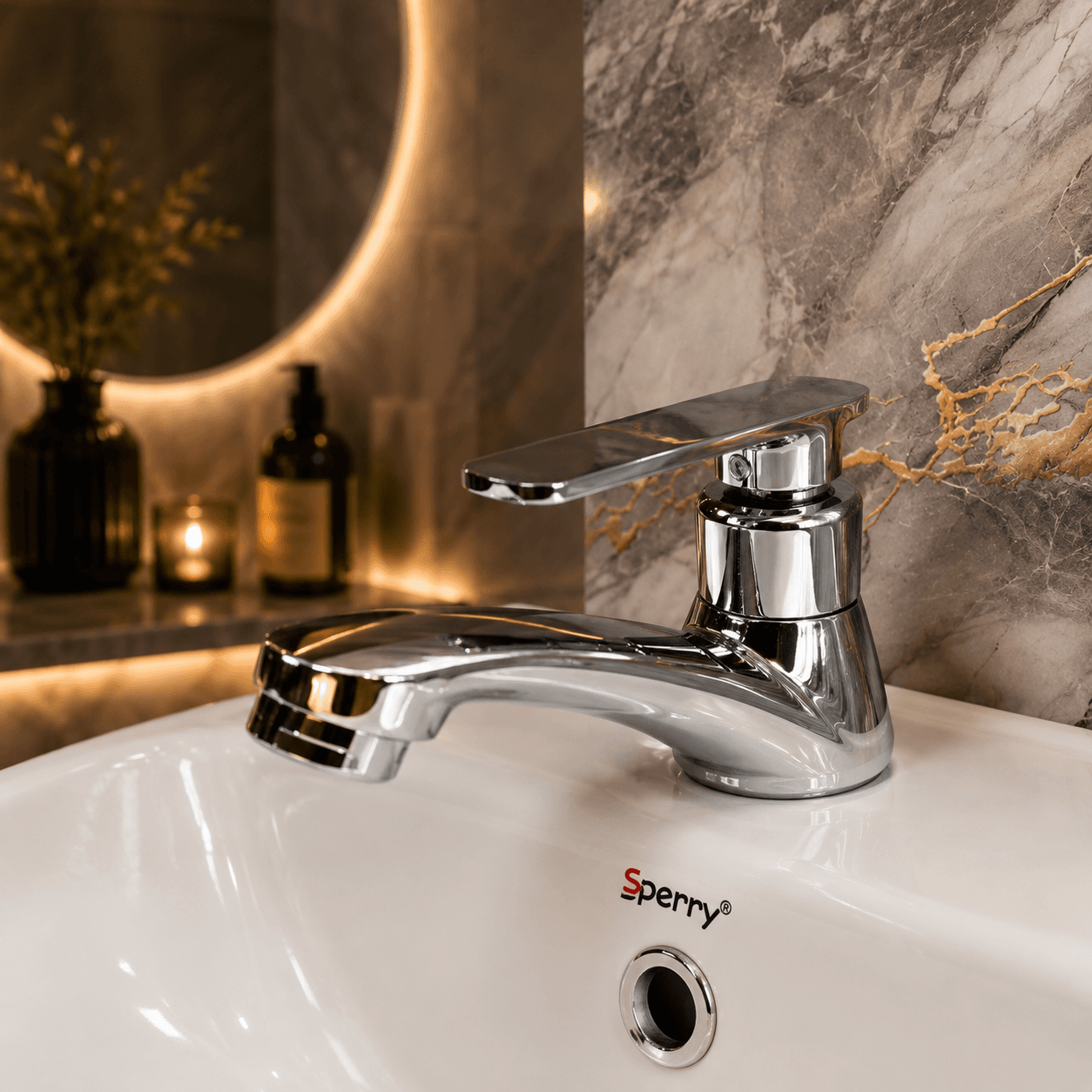 Chrome Basin Tap