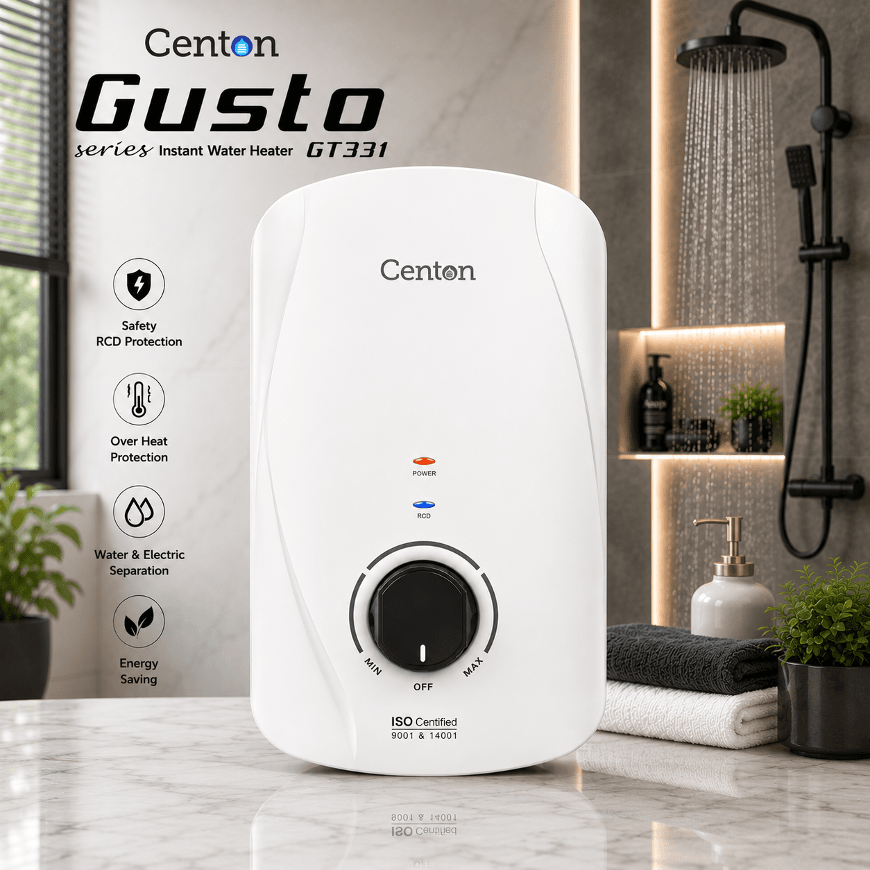 Centon Gusto GT331 Instant Water Heater