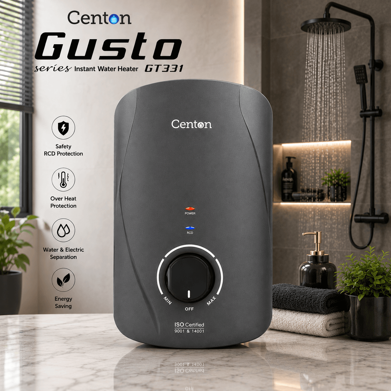 Centon Gusto GT331 Instant Water Heater