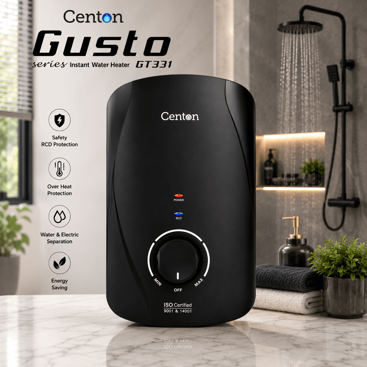 Centon Gusto GT331 Instant Water Heater