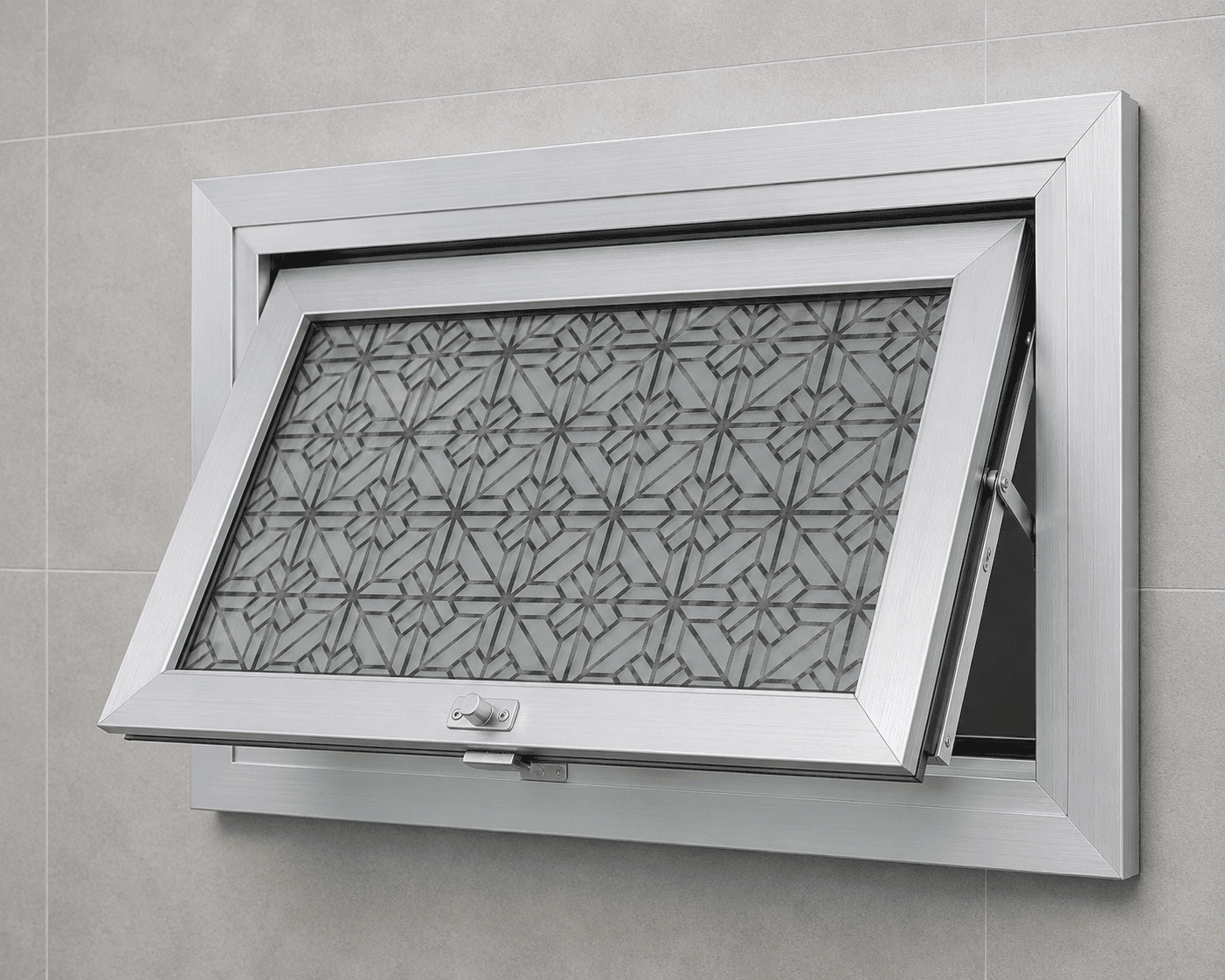 Aluminum Bathroom Fanlight Window 20 x 16