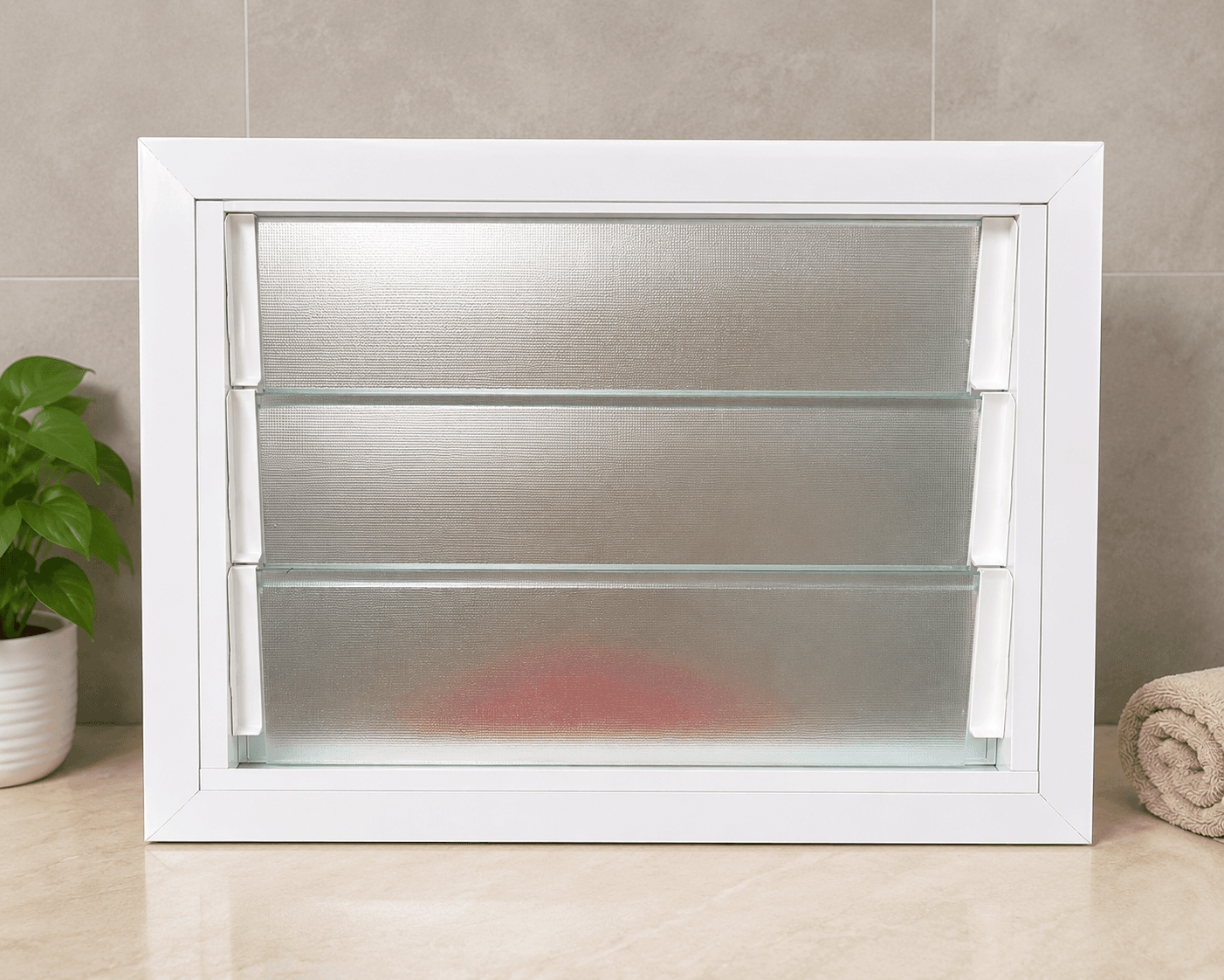 Aluminum Bathroom Fan Light Window 18 x 13