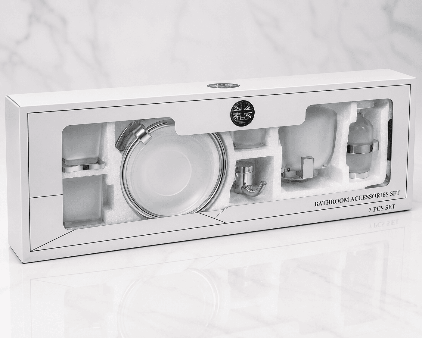Leo 7 Piece Bathroom Accessories Set