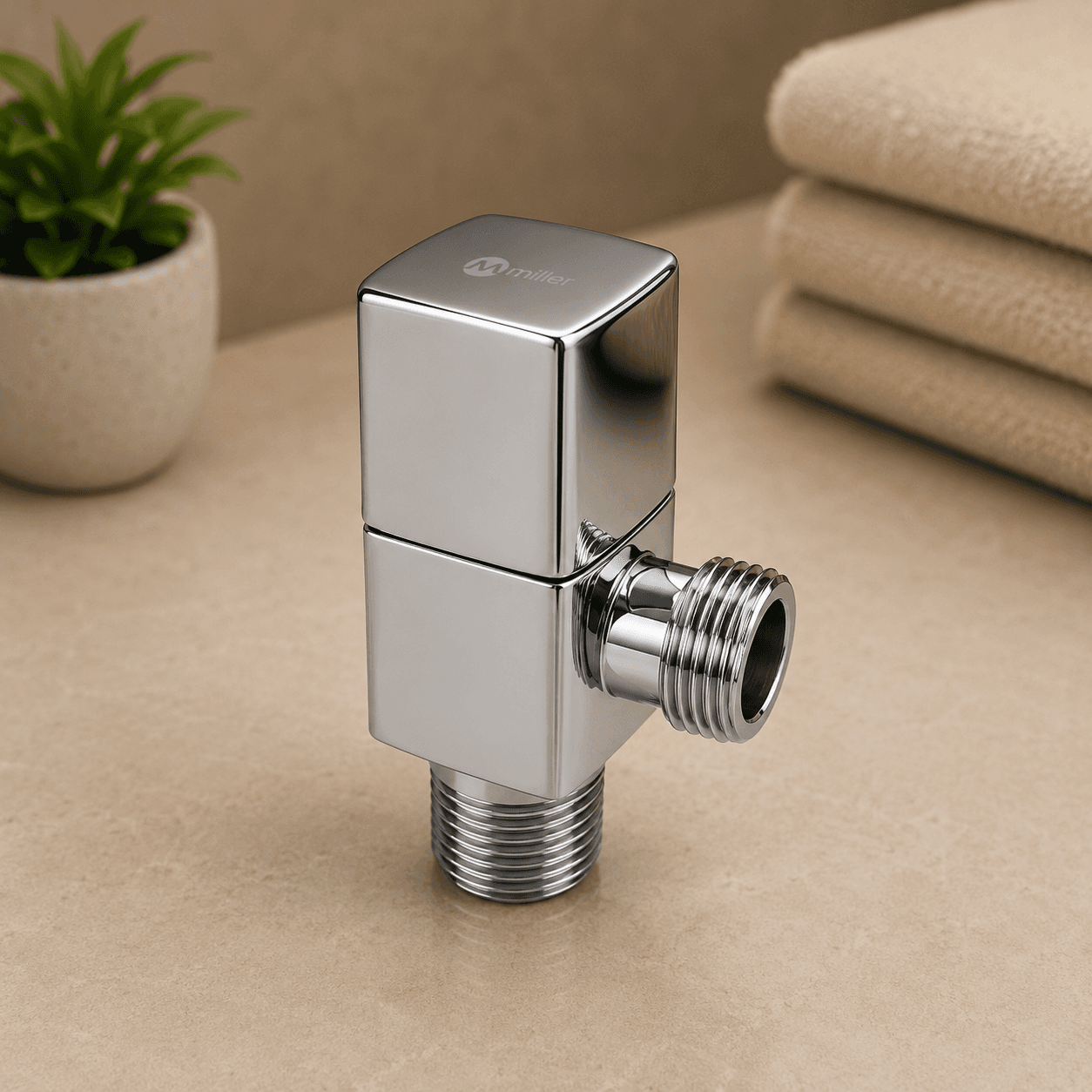 Miller Chrome Angle Valve