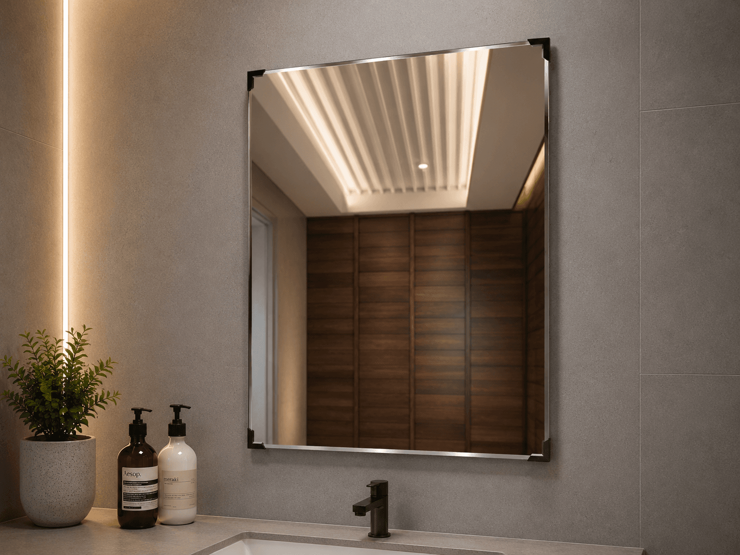Bathroom Mirror 70 x 50