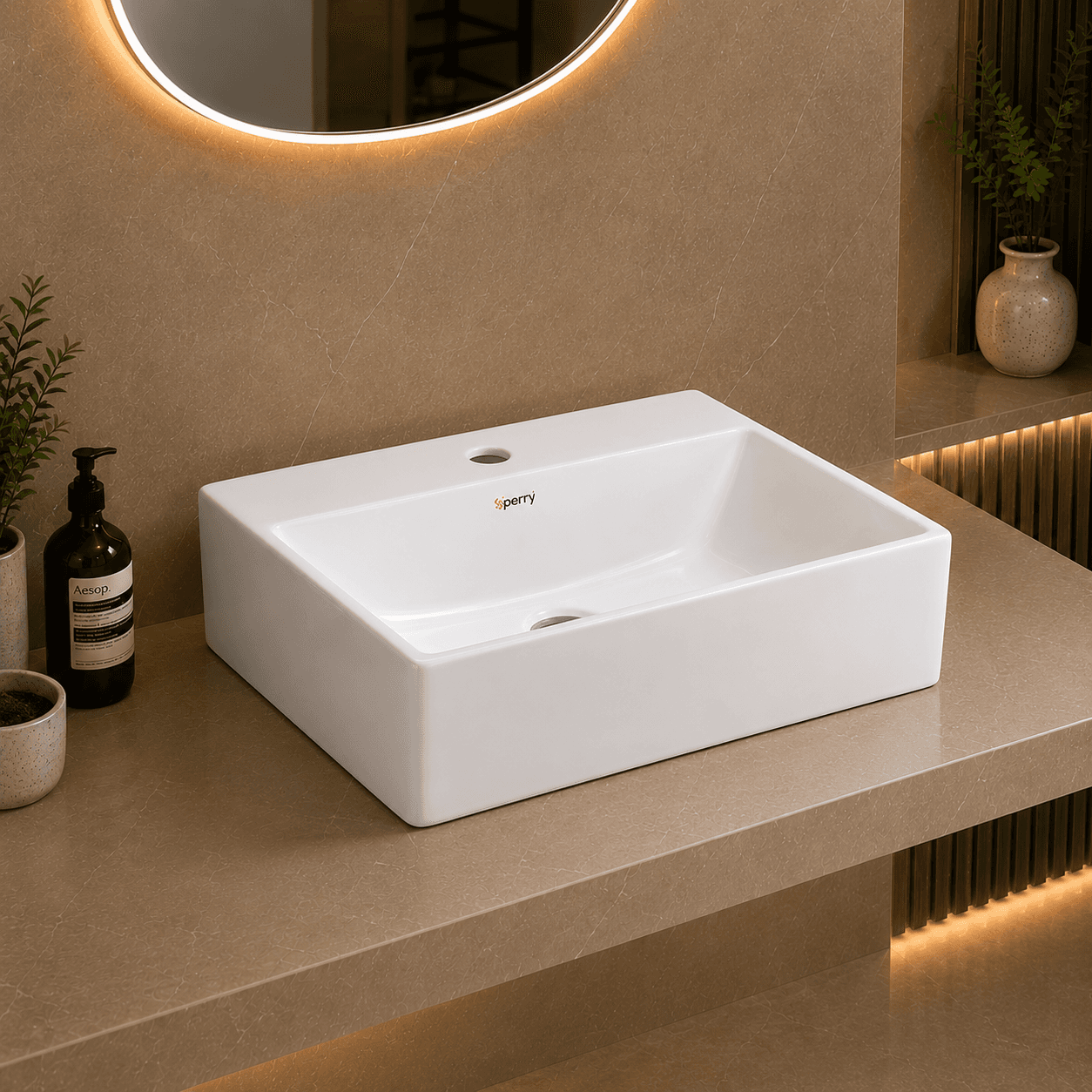 Polo white basin with pedestal ceramic wash basin modern bathroom design