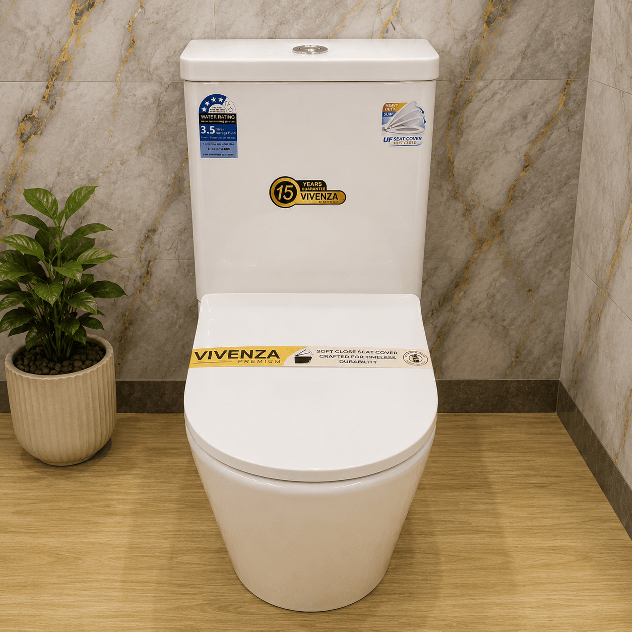Vivenza - 866 - Premium Water Closet Round